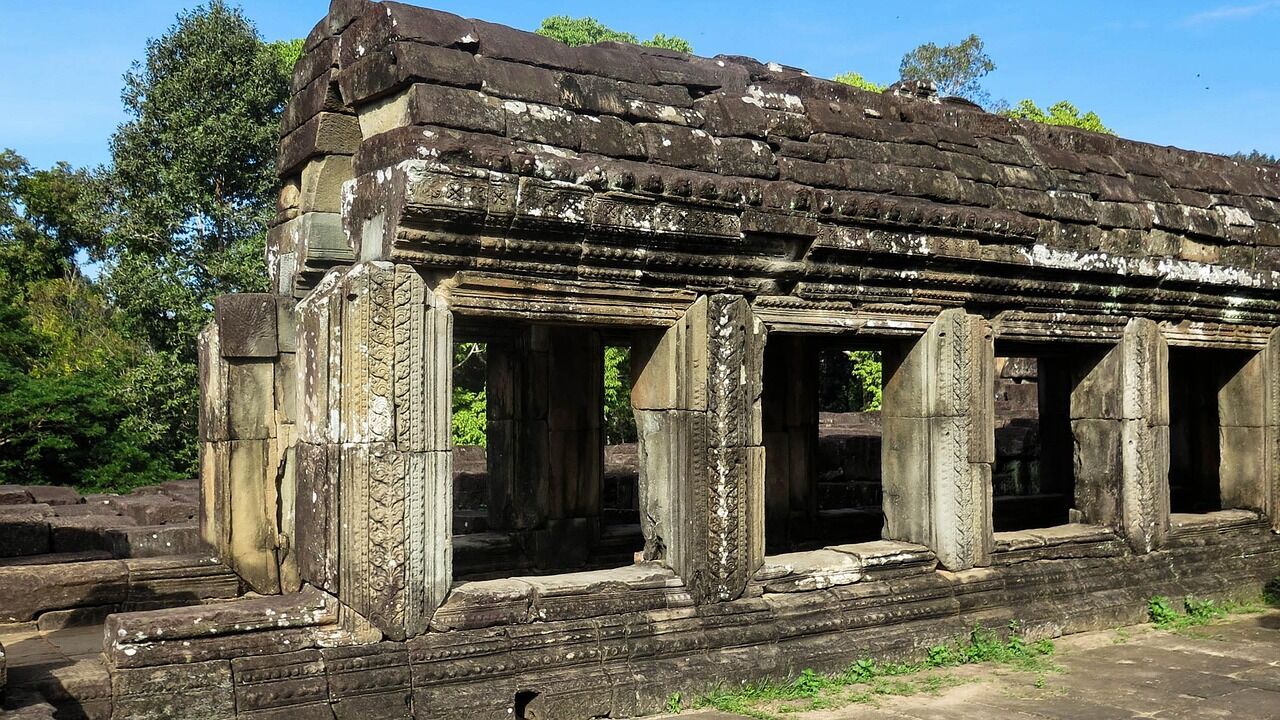 Ancient Temples at Angkor Complex, Siem Reap